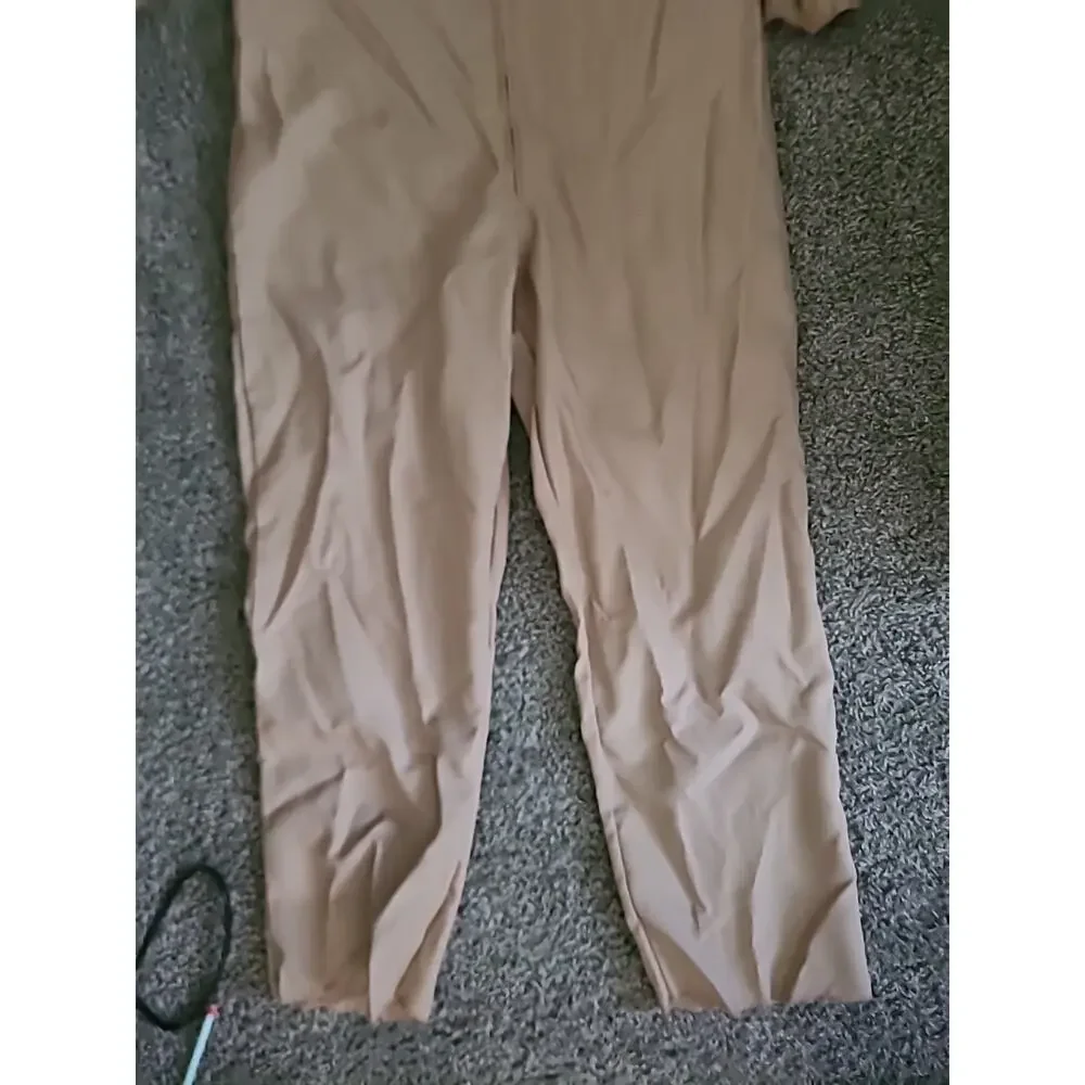 Ghostbusters Stantz Costume Jumpsuit Adult Beige Cosplay Movie Uniform XL - Picture 7 of 9